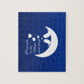 Ik hou van je naar de maan en terug legpuzzel (Verticaal)