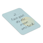 Ik hou van je naar de maan en terug magneet (Rechterzijde)