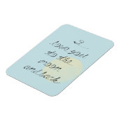 Ik hou van je naar de maan en terug magneet (Linkerzijde)