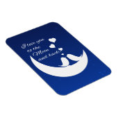 Ik hou van je naar de maan en terug magneet (Rechterzijde)