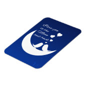 Ik hou van je naar de maan en terug magneet (Linkerzijde)