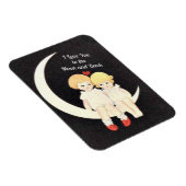 Ik hou van je naar de maan en terug magneet (Rechterzijde)