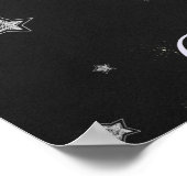 Ik hou van je naar de maan en terug met maan en st poster (Hoek)