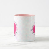 Ik hou van je naar de maan en terug mok (Midden)