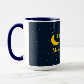 Ik hou van je naar de maan en terug mok (Links)