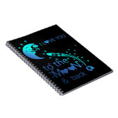 Ik hou van je naar de maan en terug - notitieboek (Rechterzijde)