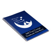 Ik hou van je naar de maan en terug notitieboek (Rechterzijde)