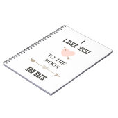 Ik hou van je naar de maan en terug notitieboek (Linkerzijde)