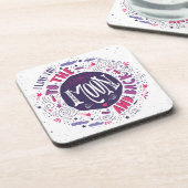 Ik hou van je naar de maan en terug onderzetter (Linkerzijde)