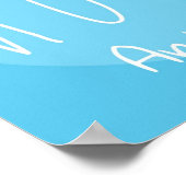 Ik hou van je naar de maan en terug poster (Hoek)