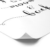 Ik hou van je naar de maan en terug poster (Hoek)