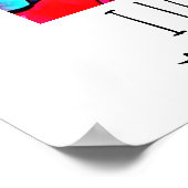 Ik hou van je naar de maan en terug poster (Hoek)