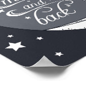 Ik hou van je naar de maan en terug poster (Hoek)