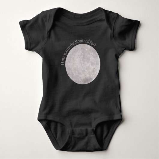 Ik hou van je naar de maan en terug romper (Voorkant)