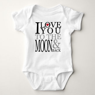 Ik hou van je naar de maan en terug romper