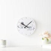 Ik hou van je naar de maan en terug ronde klok (Huis)