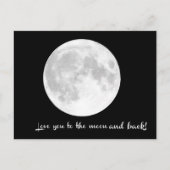 Ik hou van je naar de maan en terug. SD - Briefkaart (Voorkant)