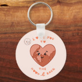 Ik hou van je naar de maan en terug sleutelhanger (Voorkant)