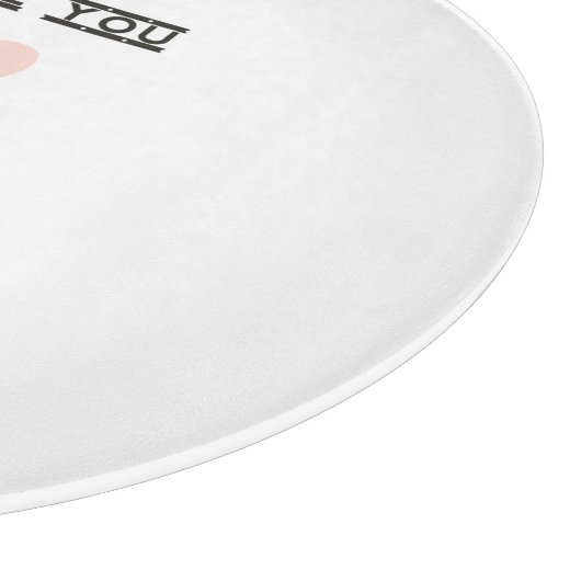 Ik hou van je naar de maan en terug snijplank (Hoek)