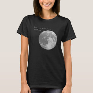 Ik hou van je naar de maan en terug. t-shirt