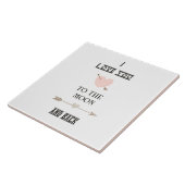 Ik hou van je naar de maan en terug tegeltje (Zijkant)