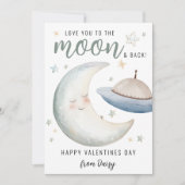 Ik hou van je naar de maan en terug | Valentijnsda Kaart (Voorkant)