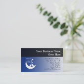 Ik hou van je naar de maan en terug visitekaartje (Staand voorkant)