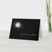 Ik hou van je naar de maan en terug Wenskaart Kaart (Voorkant)