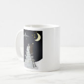 Ik hou van je naar de maan en weer terug koffiemok (Voorkant links)