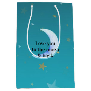 Ik hou van je naar de maan medium cadeauzakje