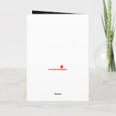 Ik hou van je naar de Melkweg en terug Kaart (Achterkant)