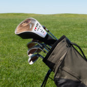 Ik hou van je naar de Ruff & Back Dog Foto Custom Golfheadcover (Insitu)