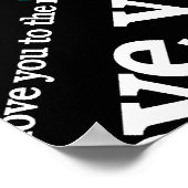 Ik hou van je naar het Poster van de maan en de ru (Hoek)