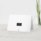 Ik hou van je naar het strand en terug kaart (Achterkant)