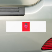 Ik hou van je Nakupenda Kenya Swahili Art Bumpersticker (Op auto)