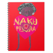 Ik hou van je Nakupenda Kenya Swahili Art Notitieboek (Voorkant)