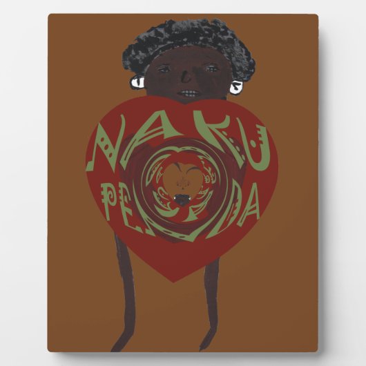 Ik hou van je! Nakupenda Sana Fotoplaat (Voorkant)