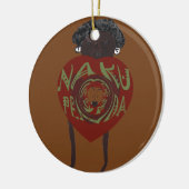 Ik hou van je! Nakupenda Sana Keramisch Ornament (Links)