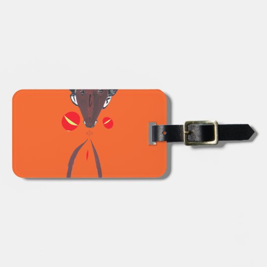 Ik hou van je Nakupenda Swahili Bagagelabel (Voorkant horizontaal)