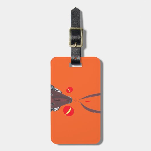 Ik hou van je Nakupenda Swahili Bagagelabel (Voorkant verticaal)