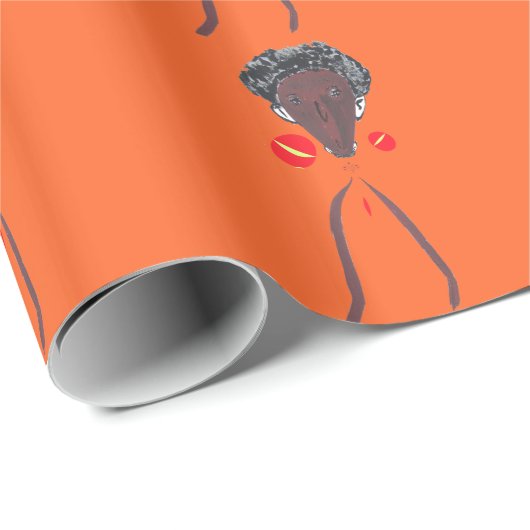 Ik hou van je Nakupenda Swahili Cadeaupapier (Rol Hoek)