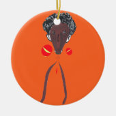 Ik hou van je Nakupenda Swahili Keramisch Ornament (Voorkant)