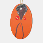 Ik hou van je Nakupenda Swahili Keramisch Ornament (Links)