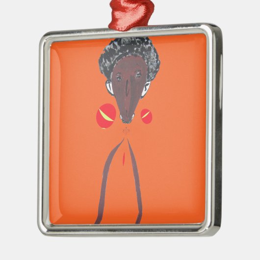 Ik hou van je Nakupenda Swahili Metalen Ornament (Links)