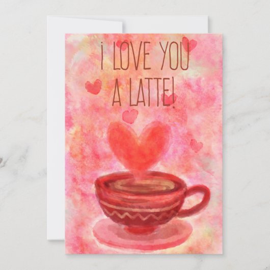 Ik hou van je nieuwste Valentijnsdag kaart (Voorkant)