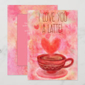 Ik hou van je nieuwste Valentijnsdag kaart (Voorkant / Achterkant)