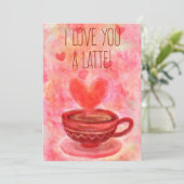 Ik hou van je nieuwste Valentijnsdag kaart (Staand voorkant)