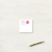 Ik hou van je notities post-it® notes (Op bureau)