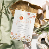 Ik hou van je om perziken Elegant Vrijgezellenfees Kaart