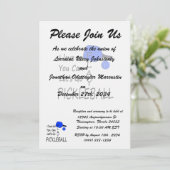 ik hou van je om pickleball blue te spelen kaart (Staand voorkant)